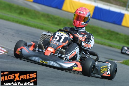 Dick Freebird 2e bij Rotax Max Seniors